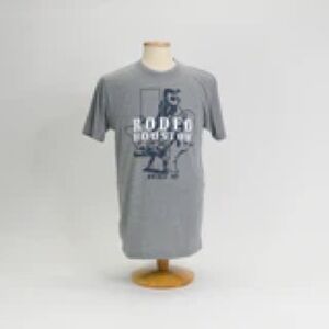 Houston Rodeo Gray Graphic T-Shirt 2XL